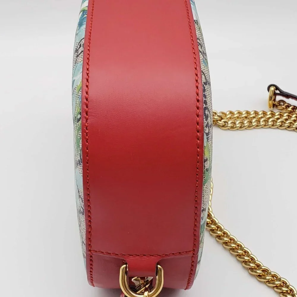 Authentic Gucci GG Supreme Blooms Small Crossbody Bag Floral Canvas - Picture 6 of 12